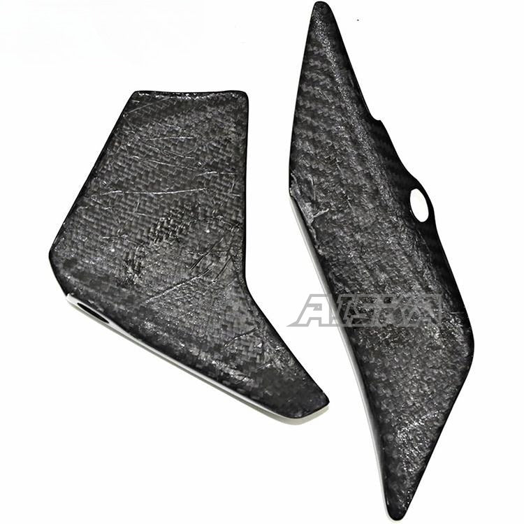 AISKA R6 Carbon Fiber Frame Side Panel Motorcycle Carbon Fibre Side Fairings Covers for Yamaha R6 2017-2024 2021 2022 2023
