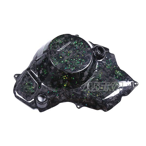 AISKA 2015-2024 Full 3K Dry Carbon Fiber Motorcycle Engine Cover Fairing for Kawasaki Ninja H2 H2R