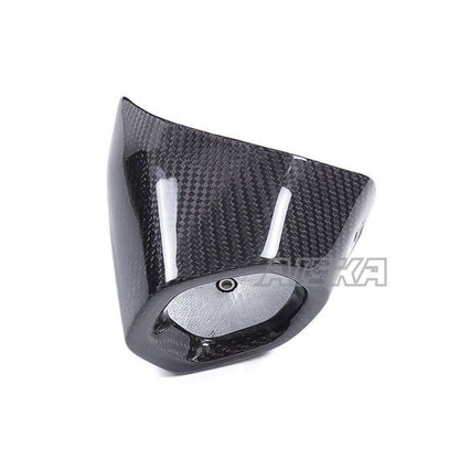 AISKA R1300GS Carbon Parts Real Dry Carbon Fiber Motorcycle Rear Silencer Exhaust Pipe Protector Cover for BMW R1300GS 2023 2024