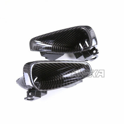 AISKA 100% 3K Dry Carbon Fiber Motorcycle Gas Tank Front Fairing Air Intake Covers for Yamaha MT09 FZ09 2021-2023