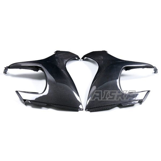 AISKA 100% 3K Dry Carbon Fiber Motorcycle Left Right Big Side Panels Fairings for Suzuki GSX1300 R Hayabusa 2008-2020