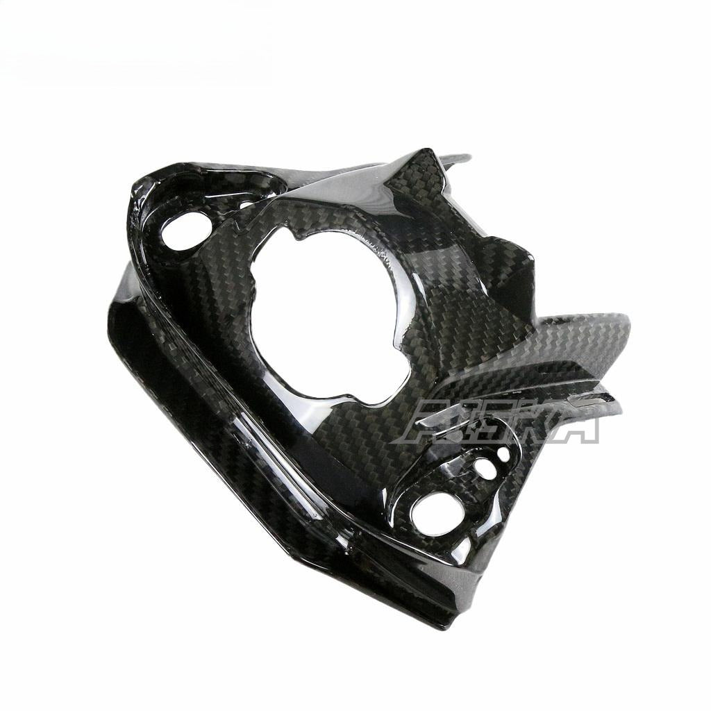 AISKA Dry Carbon Fiber Motorcycle Ignition Key Ring Hole Trim Cover for Honda CB650F CBR650F 2014-2018 CB650R CBR650R 2019+