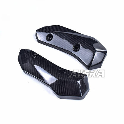 AISKA Motorcycle Carbon Fiber Front Side Radiator Cover Fairing Radiator Guards for Yamaha MT07 MT-07 FZ07 FZ-07 2014-2017