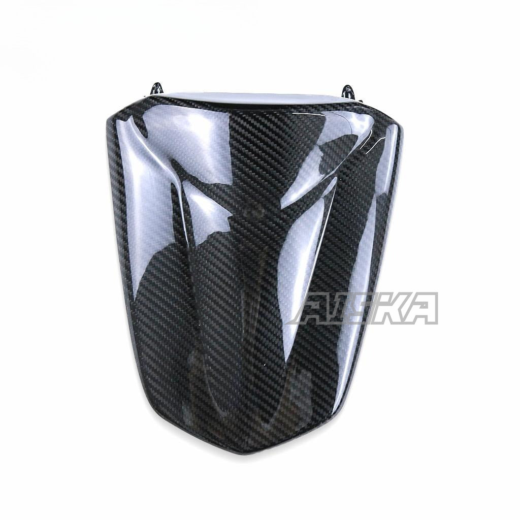AISKA Motorcycle 3K Dry Carbon Fiber Rear Seat Cowl Pillion Passenger Cowl Seat Cover Fairing for Honda CB650R CBR650R 2019+