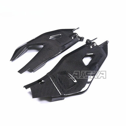 AISKA Dry Carbon Fiber Fairing Accessories Kits Motorcycle Swingarm Covers Protectors for Yamaha MT10 FZ10 2022 2023 2024