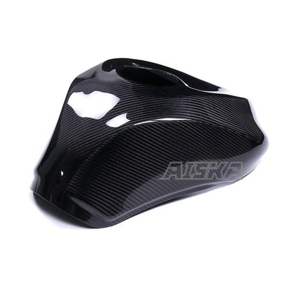 AISKA 3K Dry Carbon Fiber Motorcycle Full Gas Fuel Tank Cover for Kawasaki Ninja ZX-6R 2019-2025
