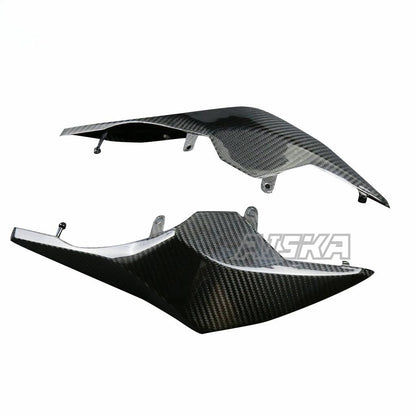 AISKA Dry Carbon Fiber Motorcycle Rear Side Tail Seat Fairing Cover Cowl for Honda CB650F CBR650F 2014-2018 CB650R CBR650R 2019+