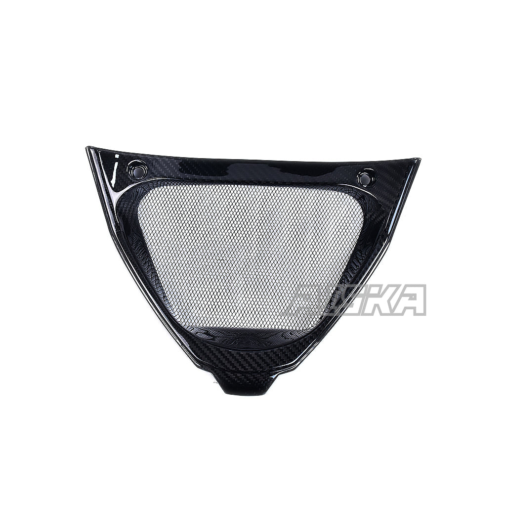 AISKA 3K 3*3 Carbon Fiber Motorcycle Accessories V-shaped Panel Radiator Cover for Aprilia RSV4  Tuono V4 2021+