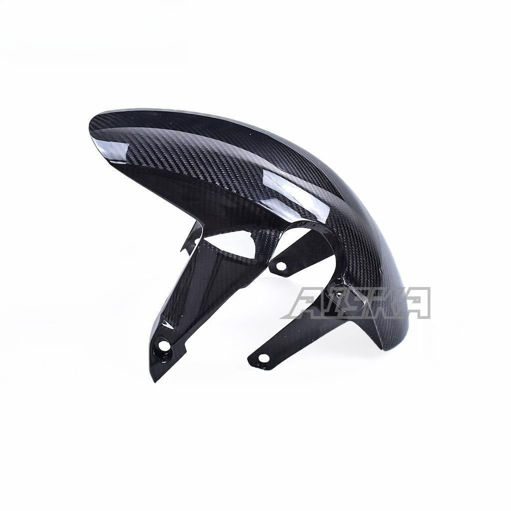 AISKA Motorcycle 3K Dry Carbon Fiber Front Tire Fender Mud Guard Hugger for Honda CB650F CBR650F 2014 2015 2016 2017 2018