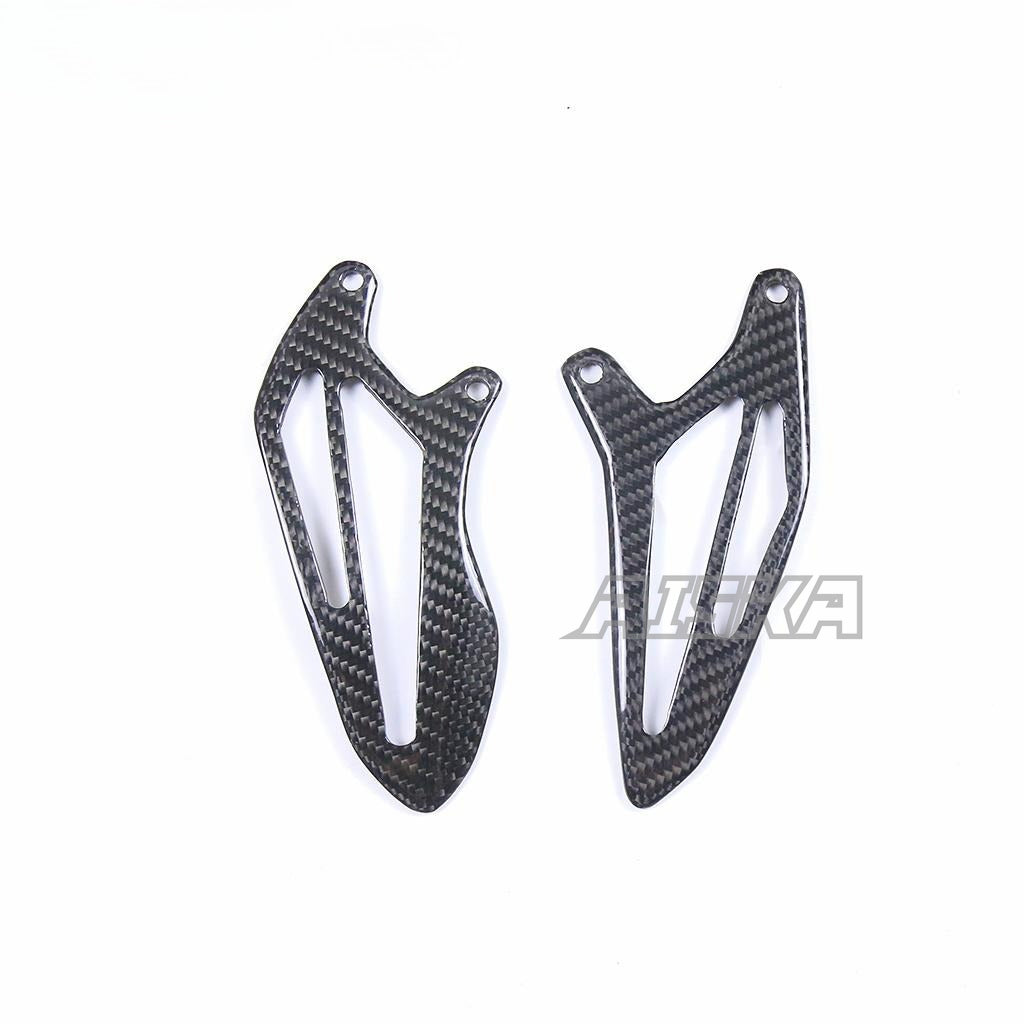 AISKA 100% Pure 3K Full Motorcycle Carbon Fiber Fairing Accessories Heel Guards Plate Protector for Yamaha R7 2022 2023 2024