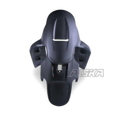 AISKA 100% 3K Dry Carbon Fiber Motorcycle Fairings Kits Front Fender Hugger Mudguard For Ducati Multistrada V4S 2021 2022 2023 2024