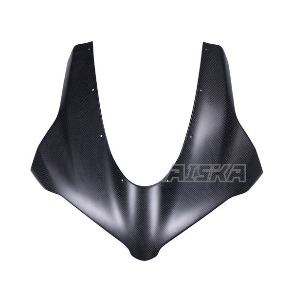 AISKA New Arrival 100% 3K Full Dry Carbon Fiber Motorcycle Front Face Fairing for Ducati Panigale V4 V4S 2025