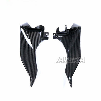 AISKA Carbon Fiber Dashboard Air Intake Cover Fairing Motorcycle Dashboard Side Panels for Yamaha R1 2020-2025