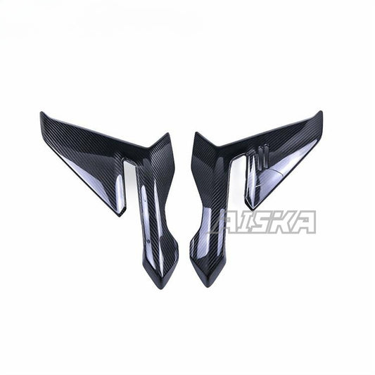 AISKA 100% 3K Full Carbon Fiber Twill Weave Motorcycle Lower Air-guide Side Panels for BMW S1000R M1000R 2021-2025