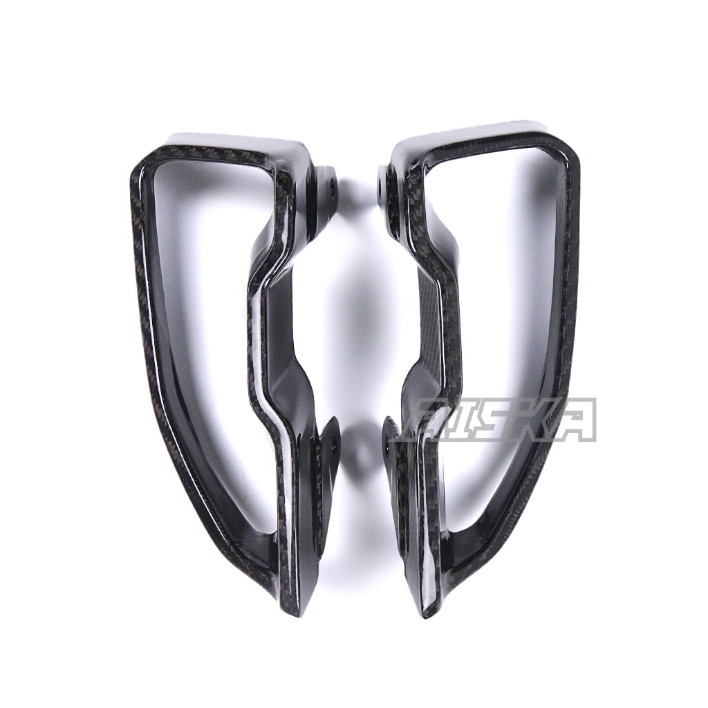 AISKA Dry Carbon Fiber Motorcycle Front Air Intakes Cover for Yamaha MT10 FZ10 2016-2021 2018 2019