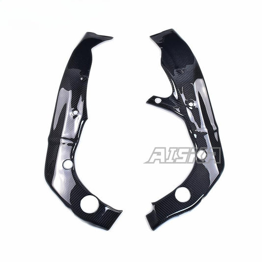 AISKA R6 Carbon Frame Covers Motorcycle Carbon Fiber Frame Covers Panels Protectors Guards for Yamaha R6 2017-2024 2022 2023