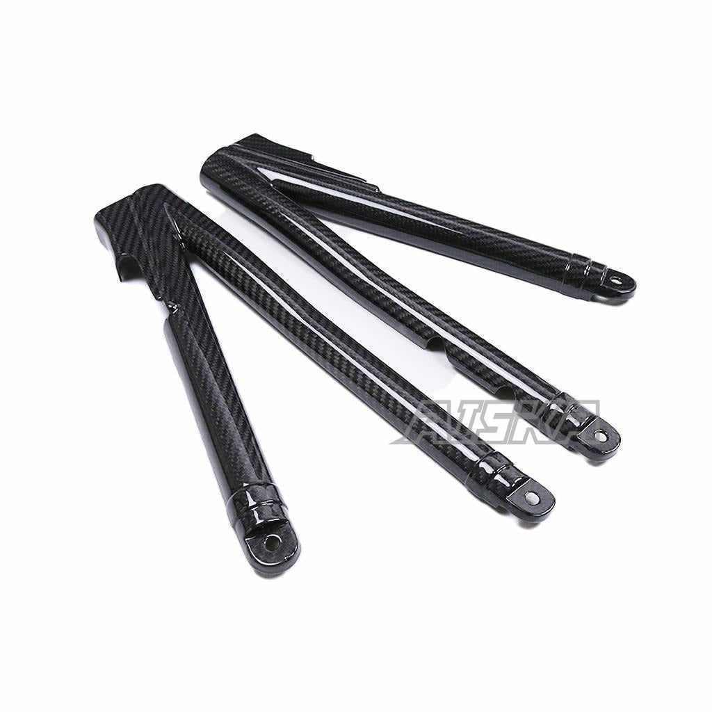 AISKA 100% 3K Carbon Fiber Motorcycle Under Seat Body Frame Cover for Yamaha MT09 FZ09 2021-2023