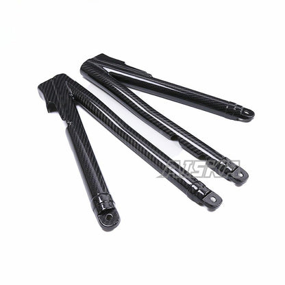 AISKA 100% 3K Carbon Fiber Motorcycle Under Seat Body Frame Cover for Yamaha MT09 FZ09 2021-2023