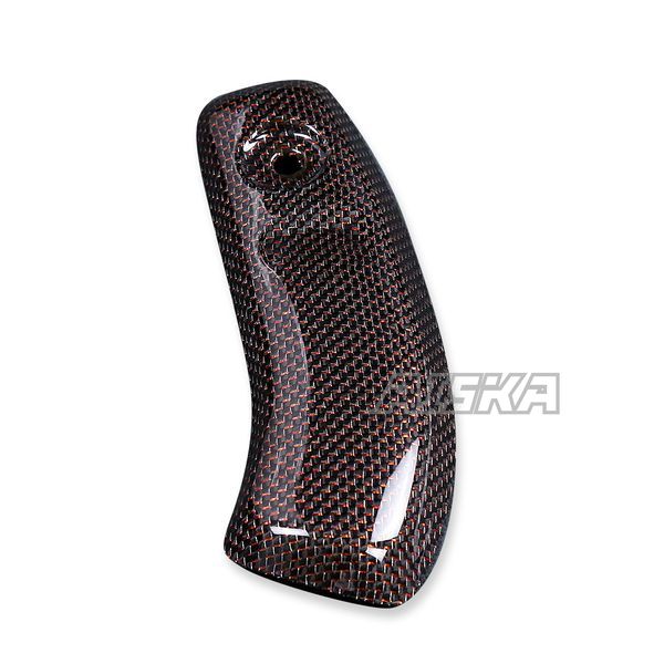AISKA Dry Carbon Fiber Motorcycle Exhaust Pipe Cover Muffler Heat Shield Guard for Honda CBR1000RR-R 2021 2022 2023 2024