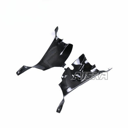AISKA 3K 3*3 Carbon Fiber Motorcycle Modified Side Fairing Front Lining for  Ducati Panigale  V4 V4S V4R 2018-2024