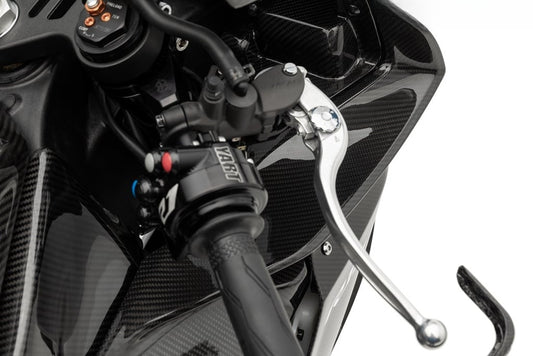 AISKA 100% Full 3K Dry Carbon Fiber Motorcycle Dash Air Intake Ram Cover Fairing for Yamaha YZF R1 R1S 2015-2019