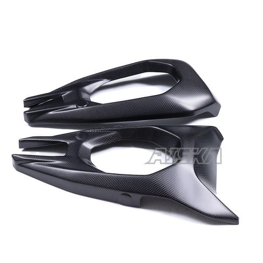 AISKA 100% 3K Full Dry Carbon Fiber Motorcycle Swingarm Cover for Ducati Panigale V4 V4S 2025