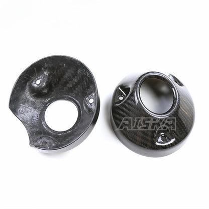 AISKA 3K Pure Carbon Fiber Motorcycle Accessories  Exhaust Tips Tail Section Cover for Harley Sportster S 1250 Fairing