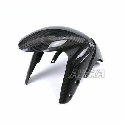 AISKA  3K Dry Carbon Fiber Motorcycle  Accessories Front Mudguard for Suzuki GSX-S 750 1000 2017-2024