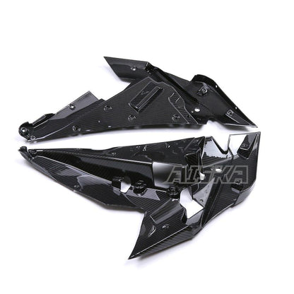 AISKA Full 3K Dry Carbon Fiber Motorcycle Side fairing Inner Part for Kawasaki Ninja H2 H2R 2015-2024