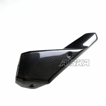 AISKA Dry Carbon Fiber Motorcycle Fairing Exhaust Pipe Heat Shield Guard Cover for Honda CB650F CBR650F 2014-2018 Motorcycles