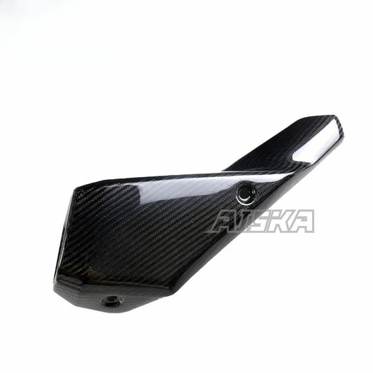 AISKA Dry Carbon Fiber Motorcycle Fairing Exhaust Pipe Heat Shield Guard Cover for Honda CB650F CBR650F 2014-2018 Motorcycles