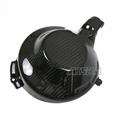 AISKA 100% 3K Carbon Fiber Motorcycle Modification Engine Cover Protection Cover for Yamaha MT09 FZ09 2021-2023