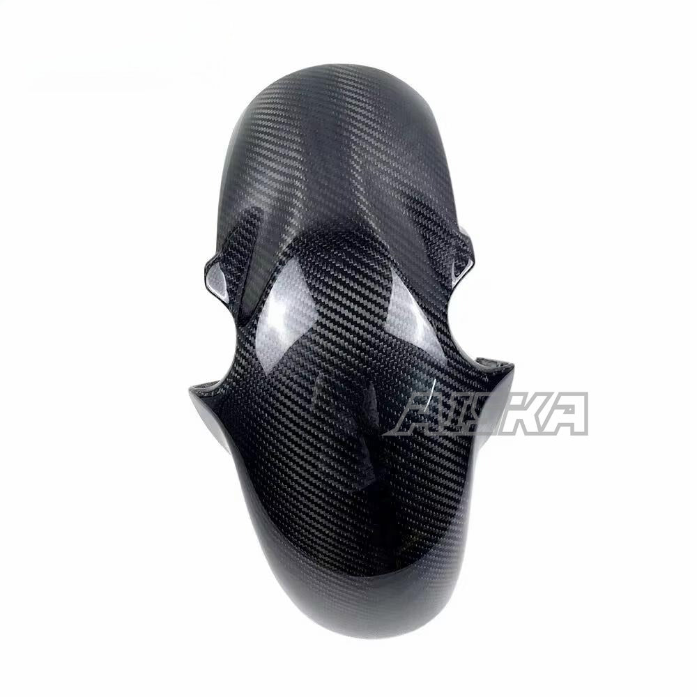 AISKA Motorcycle 3K Dry Carbon Fiber Front Fender Mud Guard Hugger for Honda CB650F CBR650F 2014 2015 2016 2017 2018