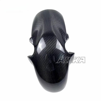 AISKA Motorcycle 3K Dry Carbon Fiber Front Fender Mud Guard Hugger for Honda CB650F CBR650F 2014 2015 2016 2017 2018