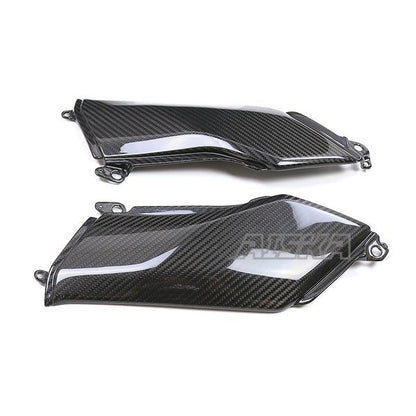 AISKA 3K Dry Carbon Fiber Motorcycle Accessories Fuel Tank Side Cover Fairing Cowling Side Panels for Kawasaki Z900 2020-2024