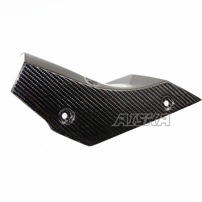 AISKA Motorcycle Carbon Fiber Exhaust Pipe Cover Protector Heat Shield Fairing Kits for Yamaha R1 R1M 2015-2025