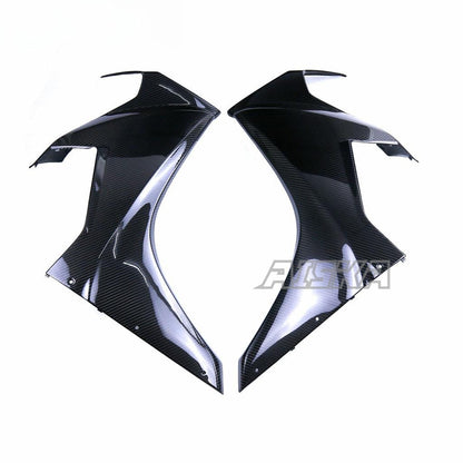 AISKA 3K Full Dry Carbon Fiber Motorcycle Front Side Spoiler Fairing Large Side Panels for Honda CBR1000RR 2017-2024