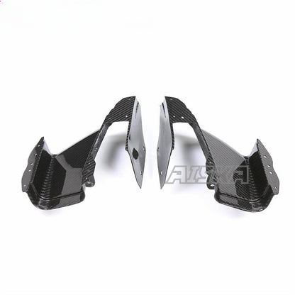 AISKA 100% 3K Full Dry Carbon Motorcycle Front Carbon Fiber Air Intake Fairing for BMW S1000RR 2019-2022
