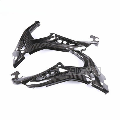 AISKA 100% 3K Pure Carbon Fiber Motorcycle Frame Cover Protectors for Yamaha MT09 FZ09 2017-2020