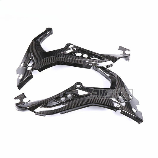 AISKA 100% 3K Pure Carbon Fiber Motorcycle Frame Cover Protectors for Yamaha MT09 FZ09 2017-2020