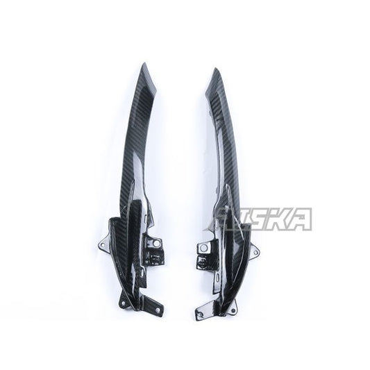 AISKA 3K Dry Carbon Fiber Motorcycle Accessories Side Panel Inner Lining Guide Cover Fairing for Kawasaki Ninja 650 2014-2024