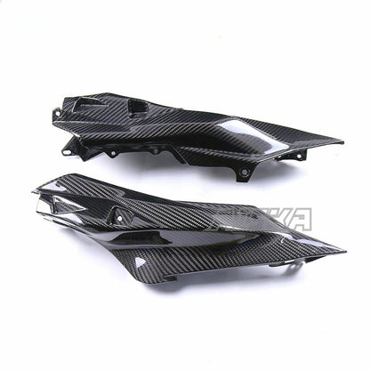 AISKA R7 Carbon Fiber Side Fairings Motorcycle Carbon Fibre Lower Tail Seat Side Panel Fairings for Yamaha R7 2022 2023 2024