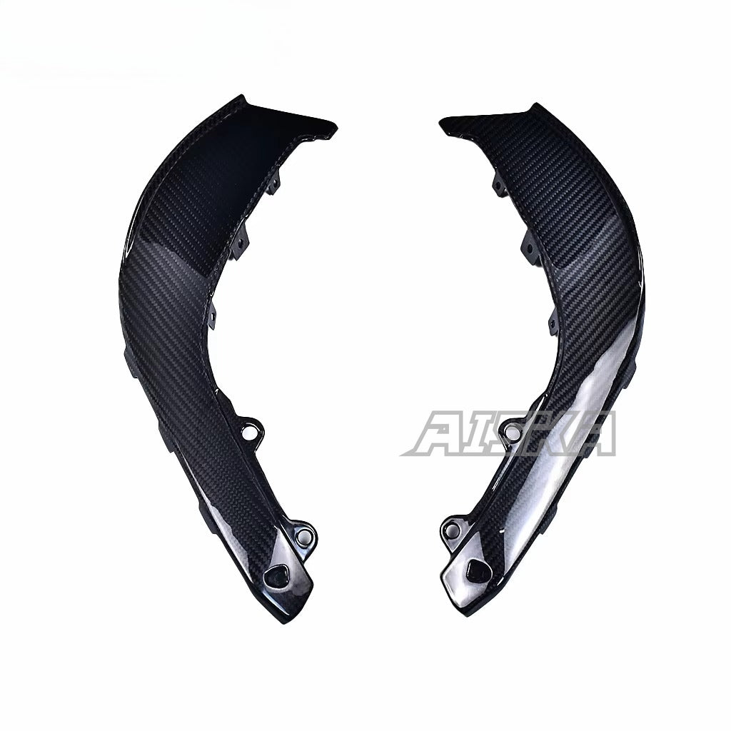 AISKA Twill Weave 3K 3*3 Carbon Fiber Motorcycle Accessories Side Panels for Aprilia RSV4  2021-2024