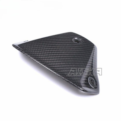 AISKA 3K Full Pre-Preg Carbon Fiber Twill Weave Motorcycle Front Windscreen Holder Bracket for BMW S1000R M1000R 2021-2025