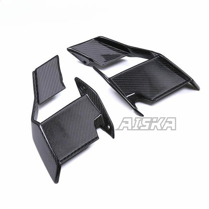 AISKA 100% 3K Carbon Fiber UV-Protection Coat Motorcycle Front Fairings Side Winglets for BMW S1000R M1000R 2021-2025