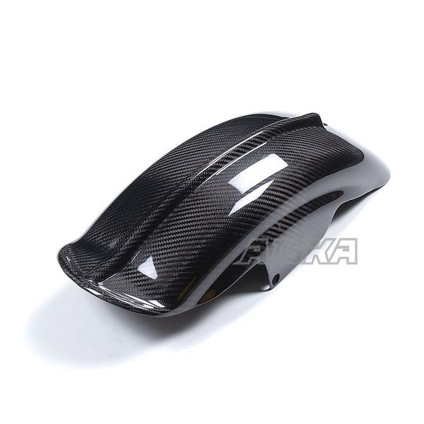AISKA 100% Real Dry Carbon Fiber Motorcycle Rear Mudguard Fender Hugger for Harley Davidson Sportser 883 1200 X48 72 1986-2022