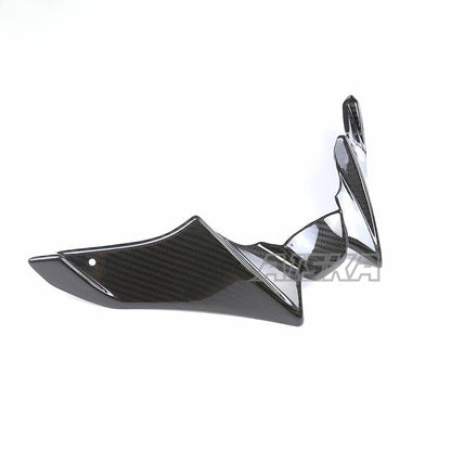 AISKA Motorcycle Carbon Fiber Front Beak Extension Cover Wing Spoiler for Yamaha MT09 FZ09 2021-2023