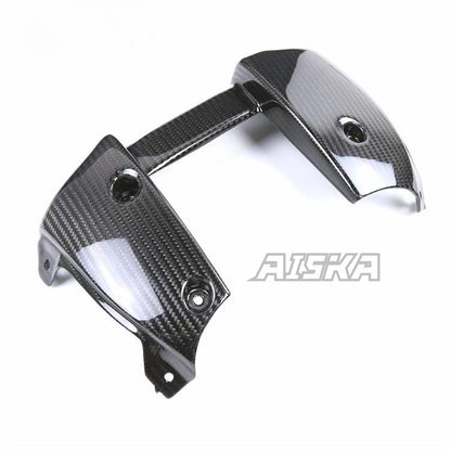 AISKA 3K Pure Carbon Fiber Motorcycle Accessories Front Radiator Lower Spoiler Side Panel for Harley Davidson Sportster S 1250