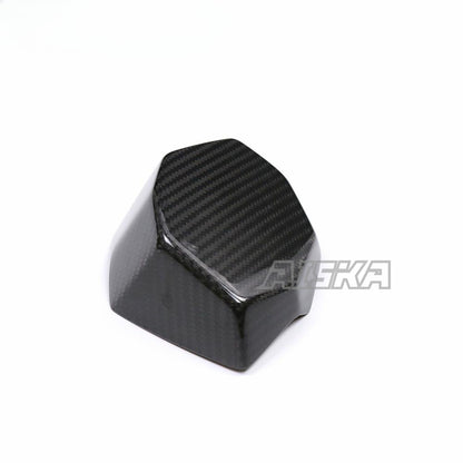 AISKA 100% 3K Full Dry Carbon Fiber R3 Motorcycle Rear Tailgate Plate Tail Seat Cover for Yamaha R3 2022 2023 2024