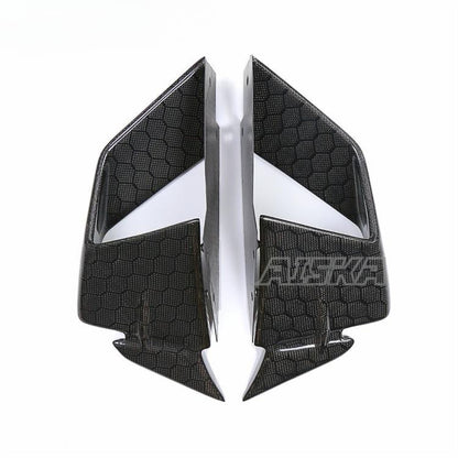 AISKA 100% Carbon Fiber Wind Deflector Wings Fairing Motorcycle Carbon Fiber Winglets for BMW S1000RR 2019-2022